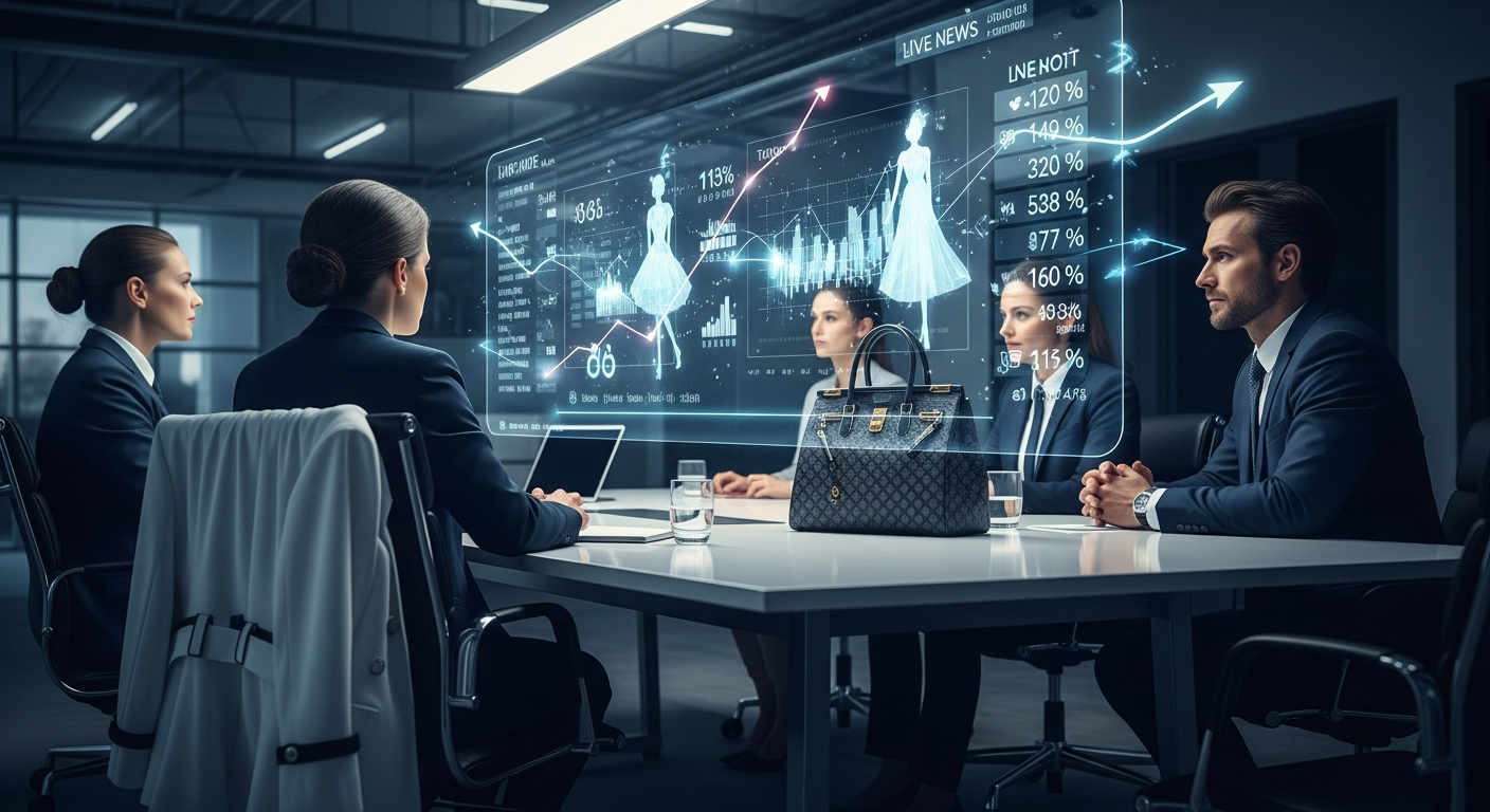 The modern boardroom: where market analytics merge with hemlines, and storytelling is the new ROI.