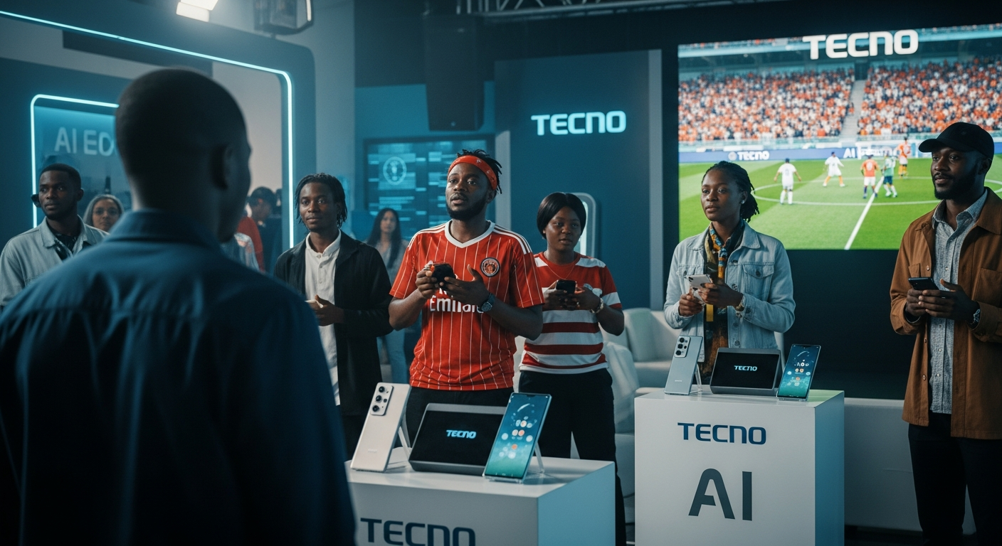 Fans across Africa engaged with TECNO's AI ecosystem at widespread watching parties, enhancing the collective AFCON 2025 experience.
