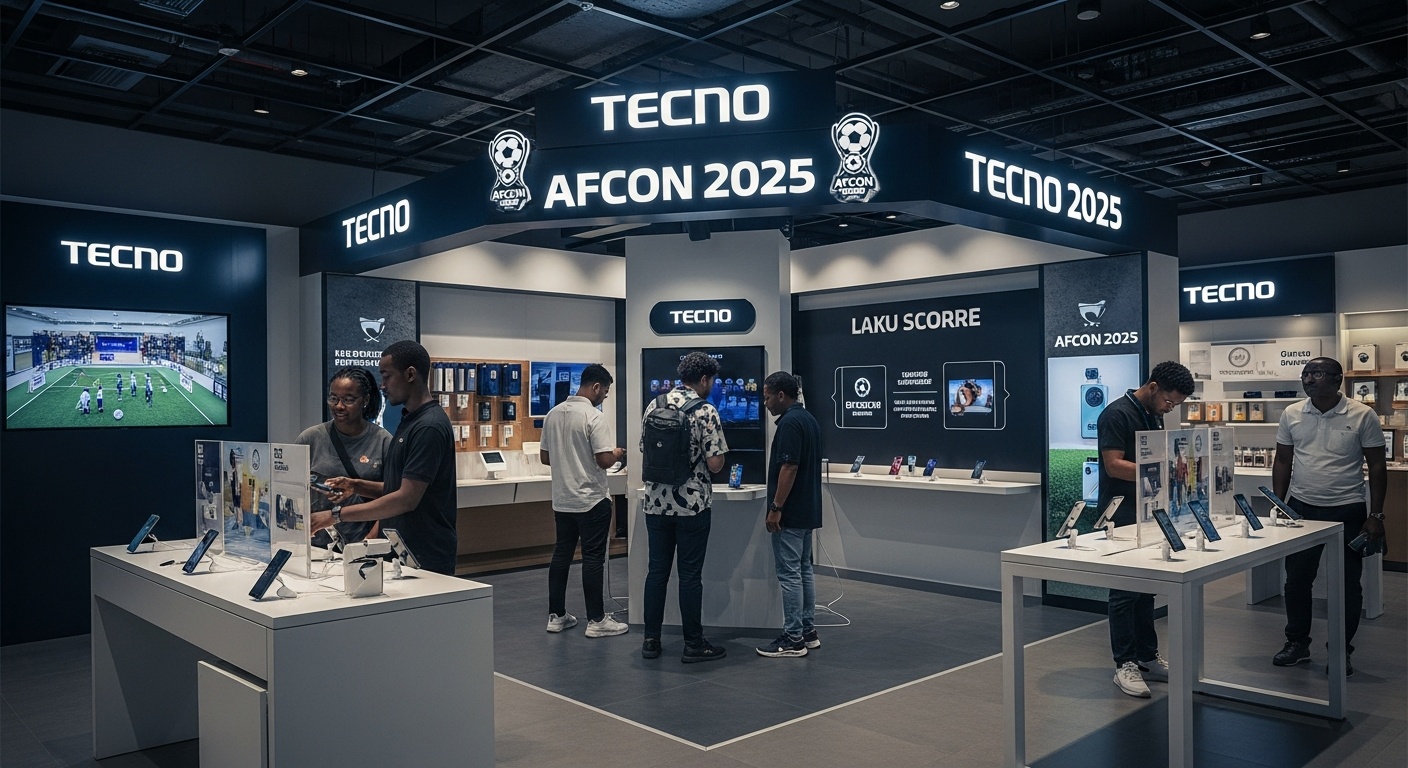 TECNO seamlessly integrated AFCON 2025 excitement into daily retail environments through interactive in-store activations.