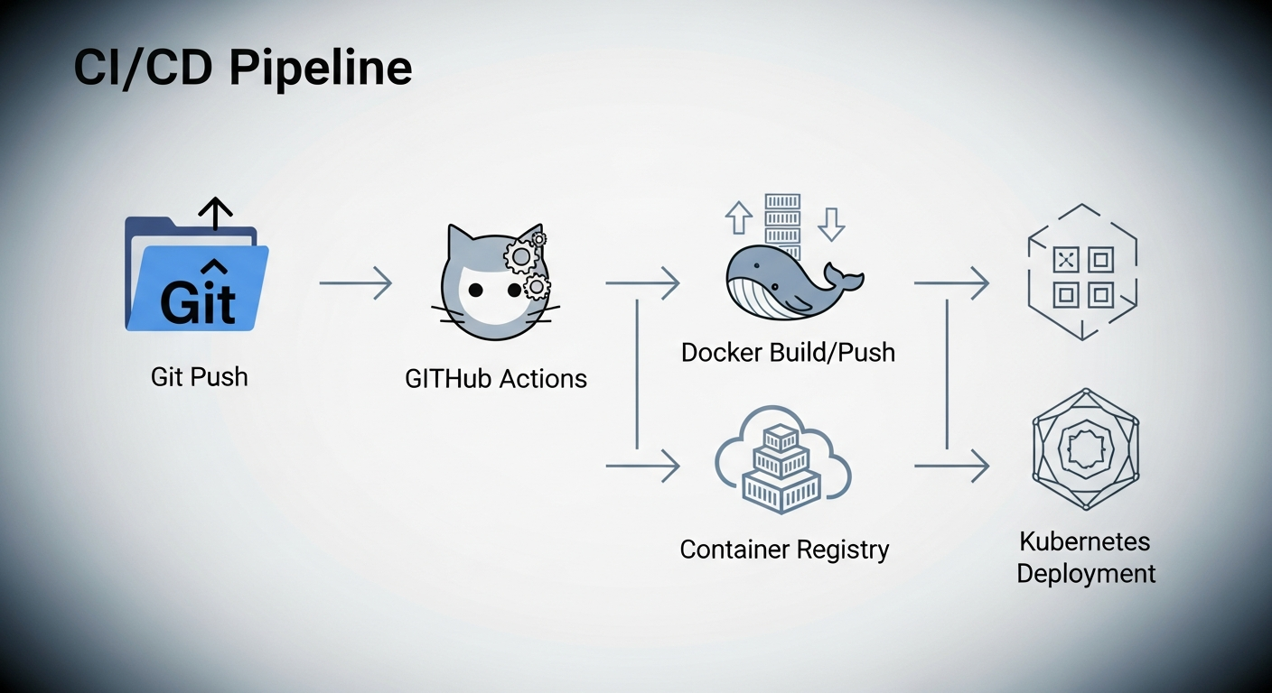 Mapping the modern release journey: From a simple 'git push' to a fully deployed application in Kubernetes.