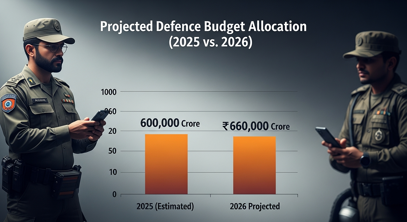 Projected figures indicate a substantial increase in defence allocation for 2026, bolstering modernization efforts.