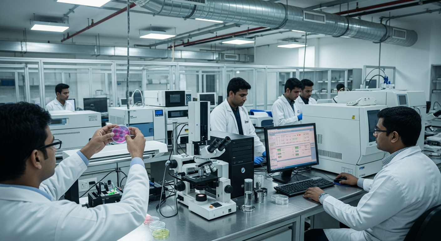 Advanced food testing laboratories in J&K, though grappling with staff shortages, are crucial for identifying and quantifying unsafe food products.