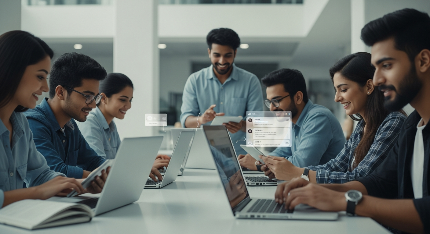 Indian students are rapidly integrating AI tools like ChatGPT into their daily academic routines, enhancing learning and research.